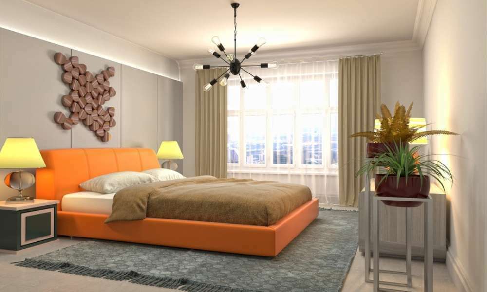 light-colored ceiling. How To Decorate A Slanted Wall Bedroom