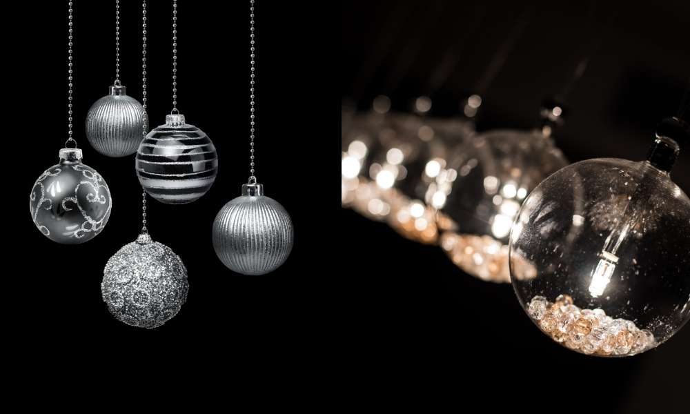 Add Some Silver Color Hanging Lights 
